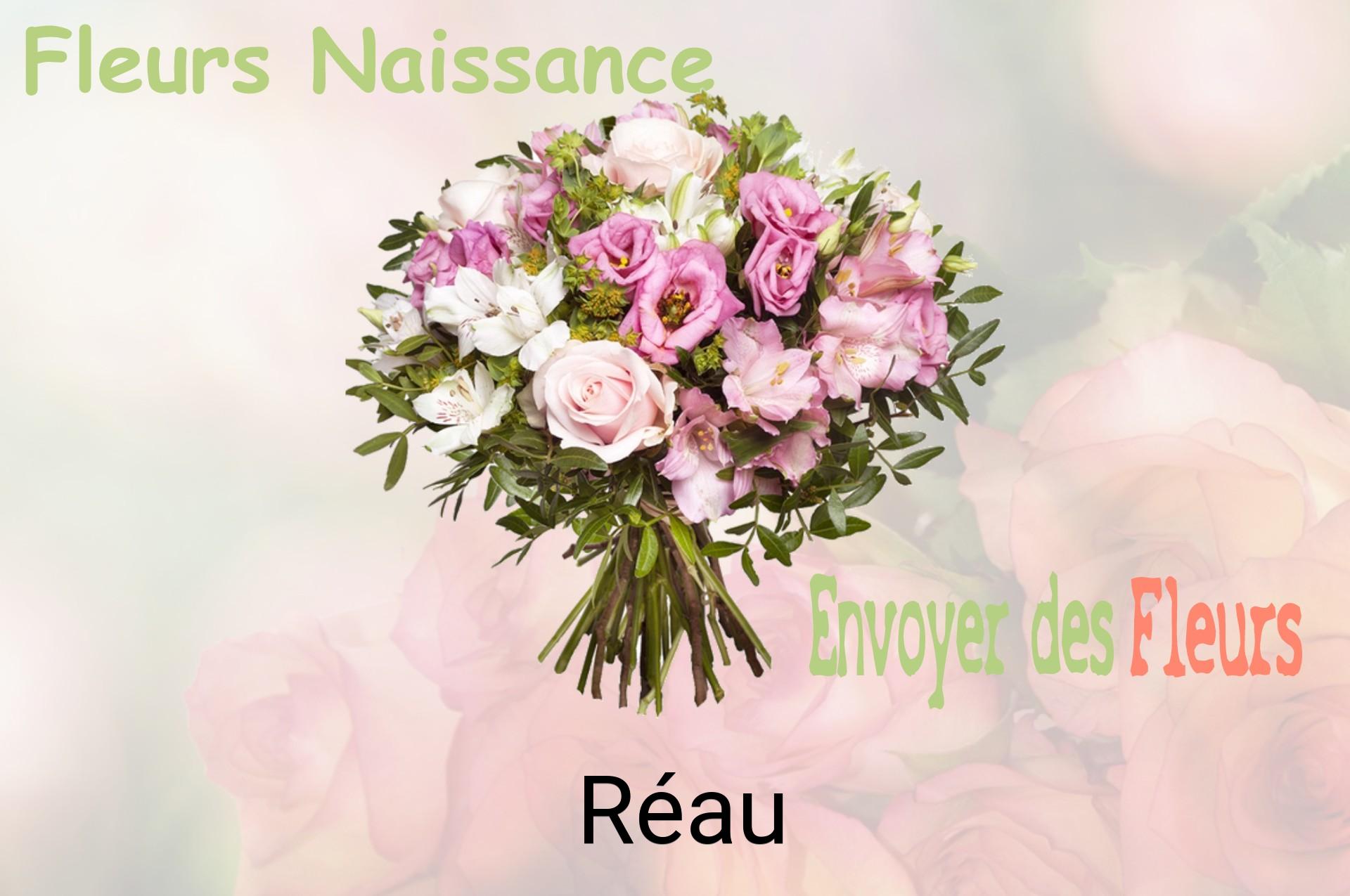 Bouquet de fleurs de naissance livré à Réau